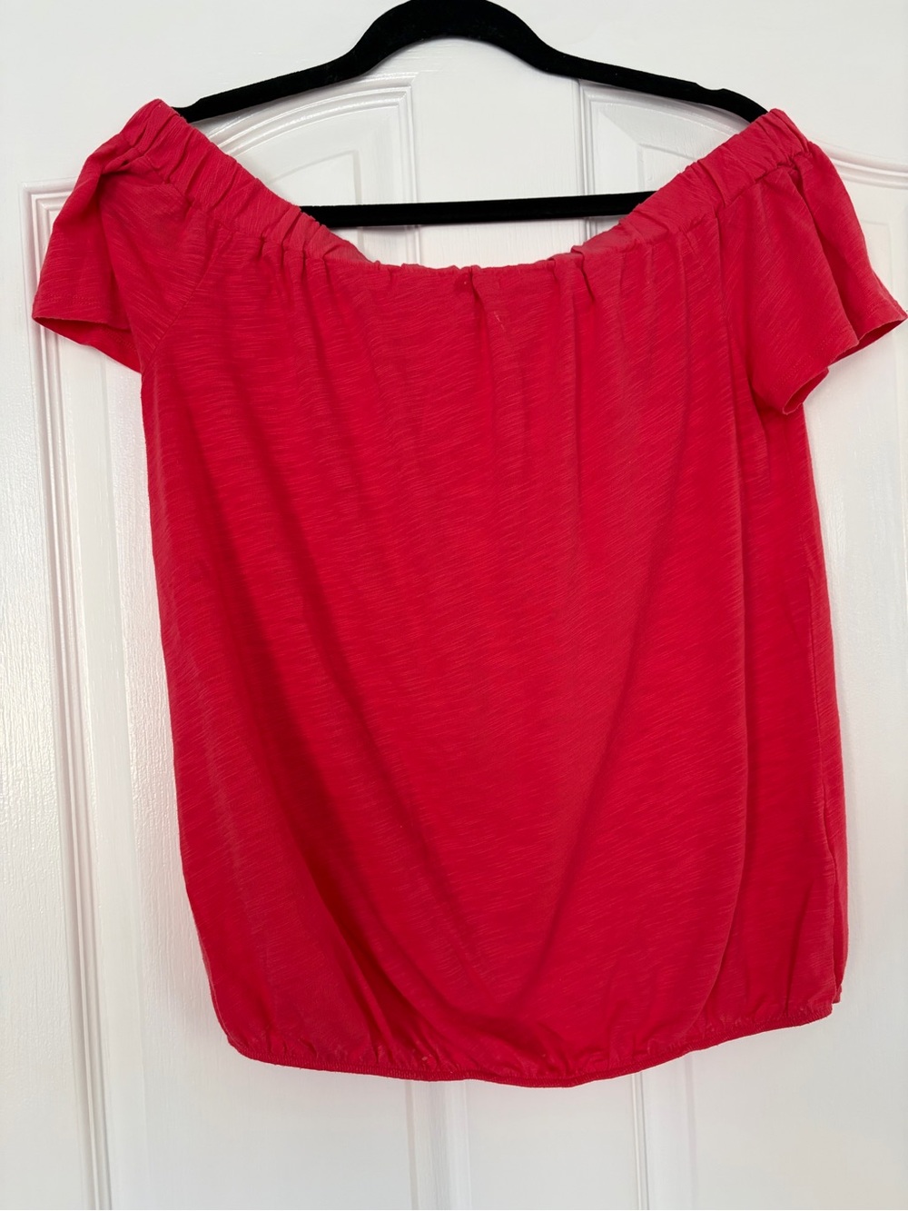 Reitmans Off-Shoulder Bright Red Blouse